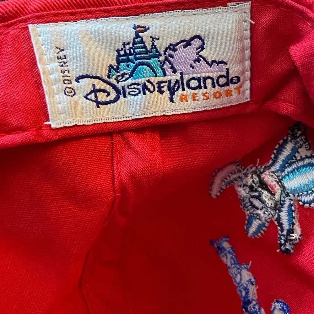 Disneyland 50 Anniversary Disneyland Resort Embroidered Logo Red Youth Cap